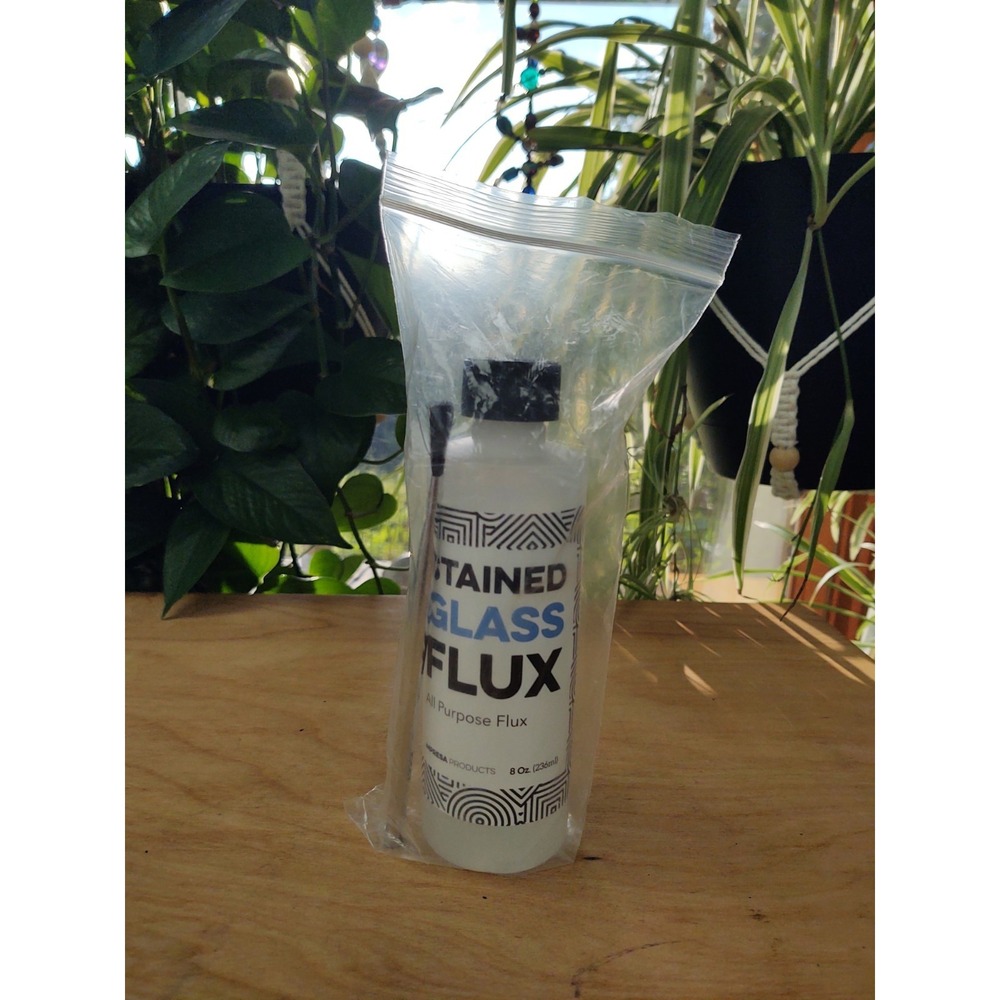Impresa 8 0z Liquid‎ Zinc Flux For Stained Glass Soldering Work Glass